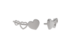 Серебряные cерьги классические