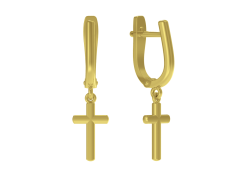 Серебряные cерьги классические