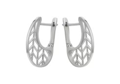 Серебряные cерьги классические