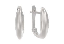 Серебряные cерьги классические