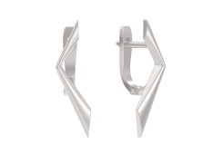 Серебряные cерьги классические