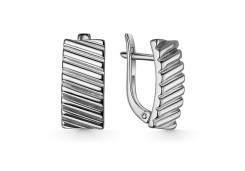 Серебряные cерьги классические