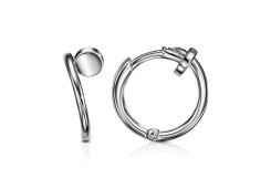 Серебряные cерьги классические