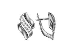 Серебряные cерьги классические