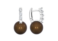 Серебряные cерьги с жемчугом