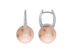 Серебряные cерьги с жемчугом