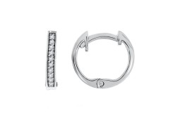 Серебряные cерьги с фианитом