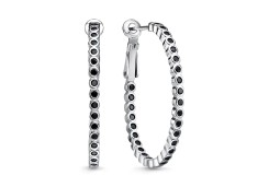 Серебряные cерьги со шпинелью