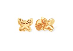 Золотые cерьги пусеты (гвоздики)