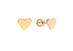 Золотые cерьги пусеты (гвоздики)