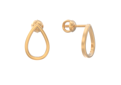 Золотые cерьги пусеты (гвоздики)