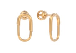 Золотые cерьги пусеты (гвоздики)