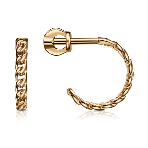 Золотые cерьги пусеты (гвоздики)