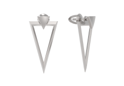 Серебряные cерьги пусеты (гвоздики)