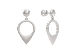 Серебряные cерьги пусеты (гвоздики)