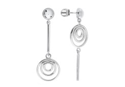 Серебряные cерьги пусеты (гвоздики)