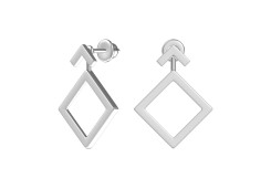 Серебряные cерьги пусеты (гвоздики)