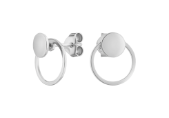 Серебряные cерьги пусеты (гвоздики)