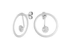 Серебряные cерьги пусеты (гвоздики)