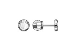 Серебряные cерьги пусеты (гвоздики) с эмалью