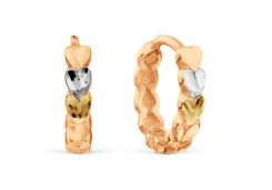 Золотые cерьги конго