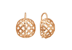 Золотые cерьги классические