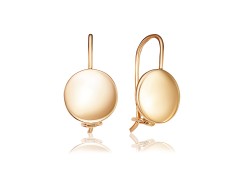 Золотые cерьги классические