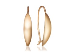 Золотые cерьги классические