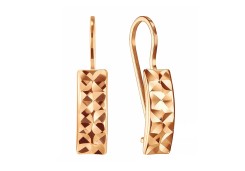 Золотые cерьги классические