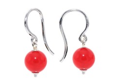 Серебряные cерьги с агатом