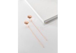 Золотые cерьги классические