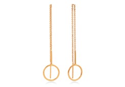 Золотые cерьги классические