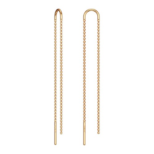 Золотые cерьги классические