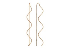 Золотые cерьги классические