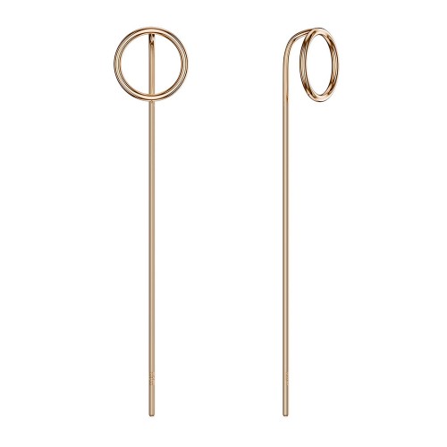 Золотые cерьги классические