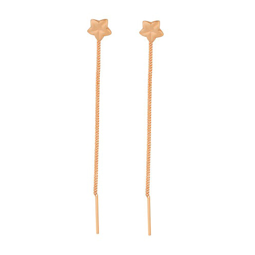 Золотые cерьги классические