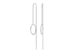 Серебряные cерьги классические