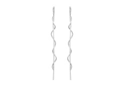 Серебряные cерьги классические