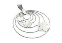 Подвеска из белого золота 