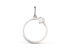 Подвеска из белого золота 