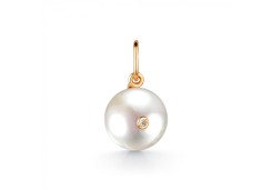 Золотая подвеска с жемчугом