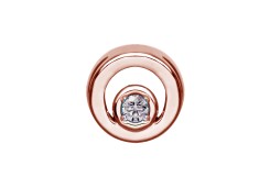 Золотая подвеска с бриллиантом