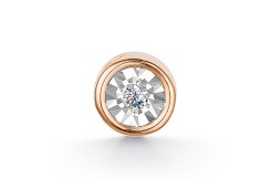 Золотая подвеска с бриллиантом