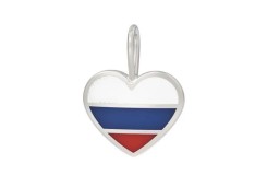 Серебряная подвеска с эмалью