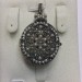 Серебряная подвеска с жемчугом