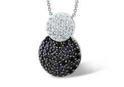 Серебряная подвеска с фианитом