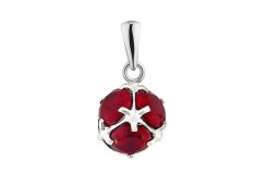 Серебряная подвеска с кварцем