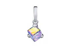 Серебряная подвеска с фианитом