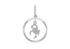 Серебряная подвеска с фианитом