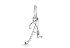 Серебряная подвеска с фианитом